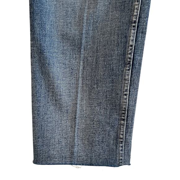 L'Agence Milana Raw Hem Low Rise Straight Leg Jeans Ravine Blue Size 30 - Picture 6 of 8
